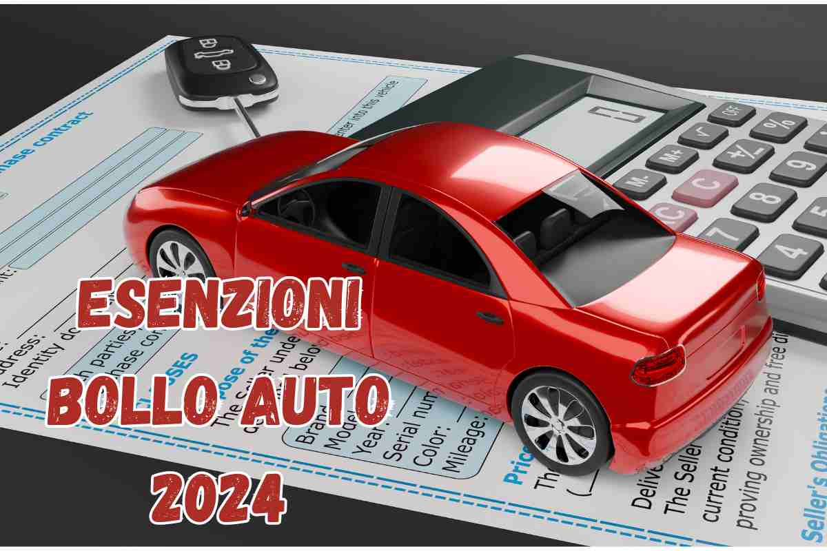 Esenzioni Bollo auto 2024