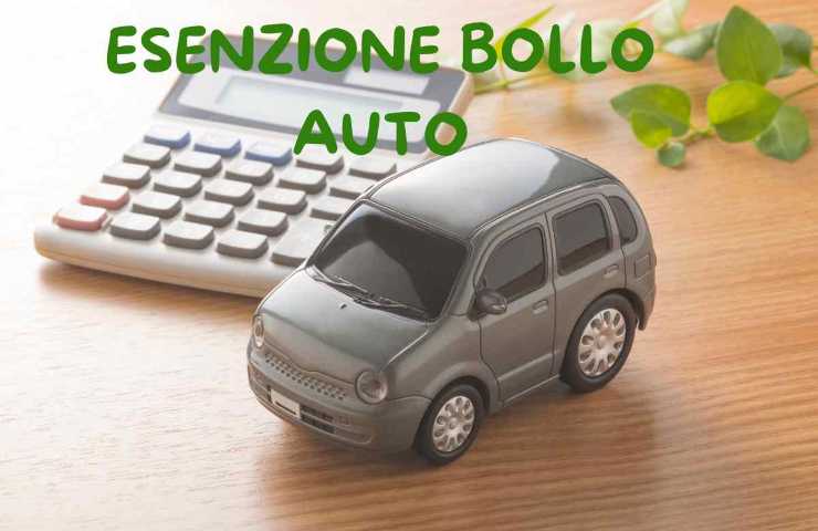 Esenzione bollo auto