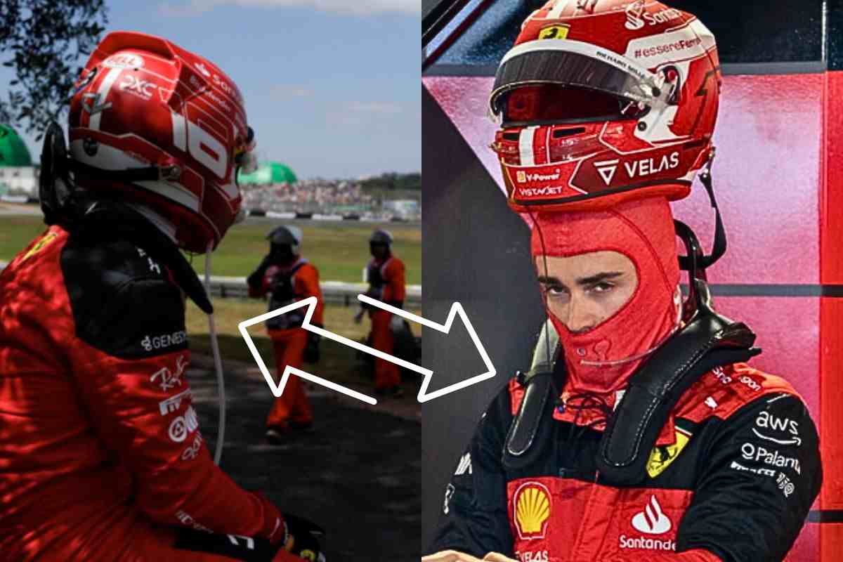 Leclerc prima del GP