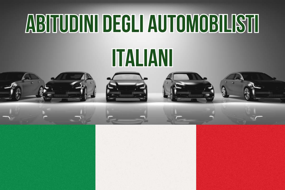 abitudini degli italiani sulle auto